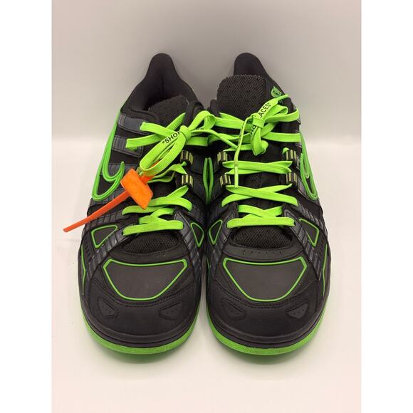 NIKE AIR x OFF WHITE Rubber Dunk Low Green Strike Sneakers Sz 12 main image 7